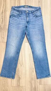 Reclaim Regular Straight Light Wash Denim Jeans Size 33S